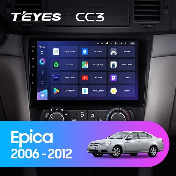 Штатная магнитола Teyes CC3 4+64 Gb Chevrolet Epica 1 2006-2012