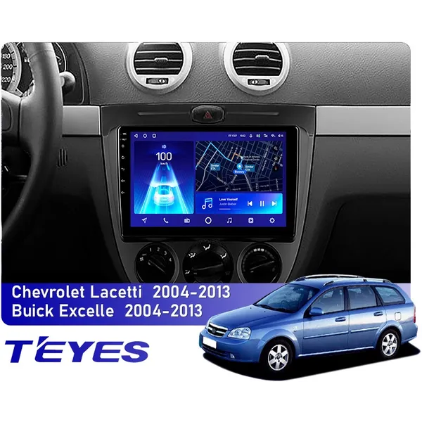 Штатная магнитола Teyes CC3 4+64 Gb Chevrolet Lacetti J200, Buick Excelle Hrv 2004-2013 (A)