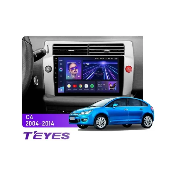Штатна магнітола Teyes CC3 4+64 Gb Citroen C4 LA LC C-Triomphe C-Quatre 2004-2014