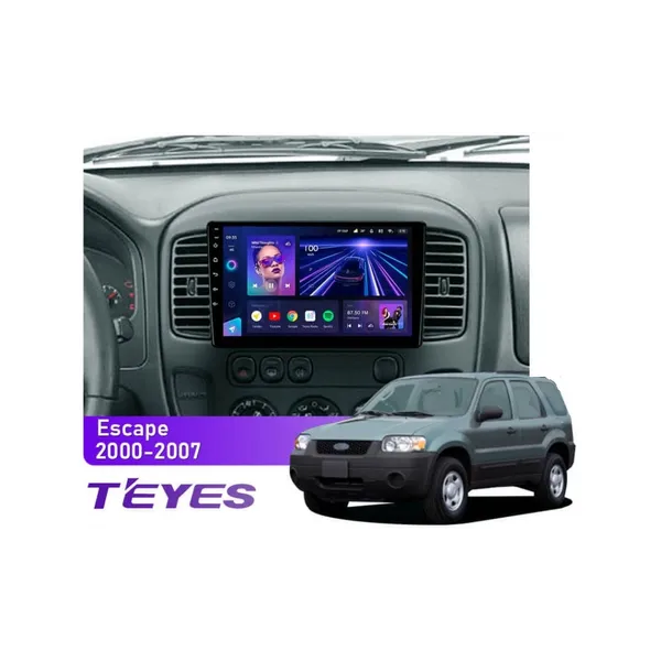 Штатная магнитола Teyes CC3 4+64 Gb Ford Escape 1 2000-2007