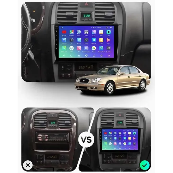 Штатная магнитола Teyes CC3 4+64 Gb Hyundai Sonata EF 2001-2012 3