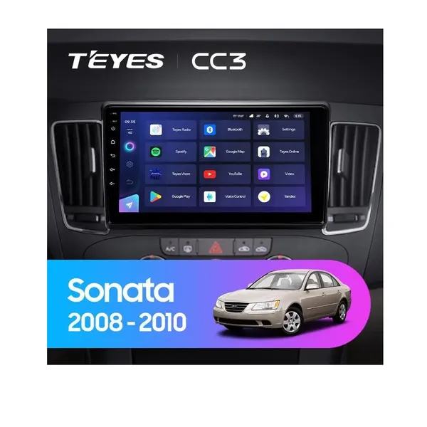 Штатная магнитола Teyes CC3 4+64 Gb Hyundai Sonata NF 2008-2010 (B)