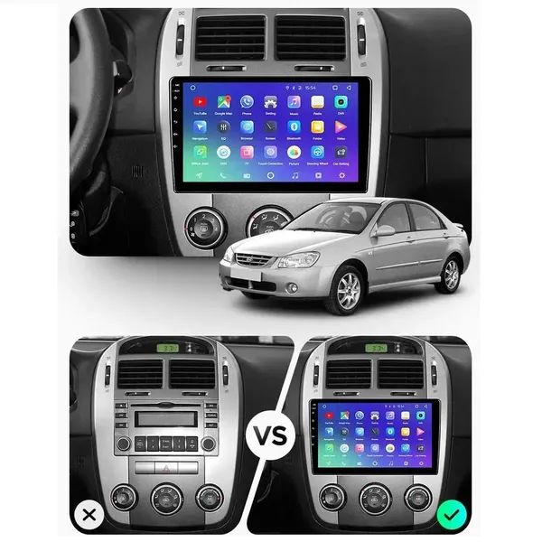 Штатная магнитола Teyes CC3 4+64 Gb Kia Cerato 1 LD 2004-2008 (A) 3