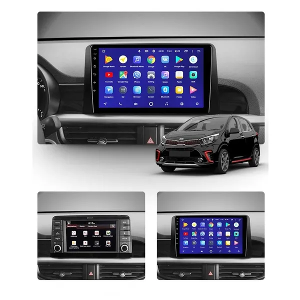 Штатна магнітола Teyes CC3 4+64 Gb Kia Morning 3 Picanto (1 Din) 2017-2020 2