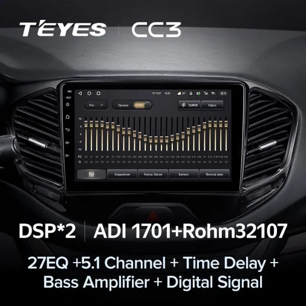 Штатная магнитола Teyes CC3 4+64 Gb LADA Vesta Cross Sport 2015-2019 4