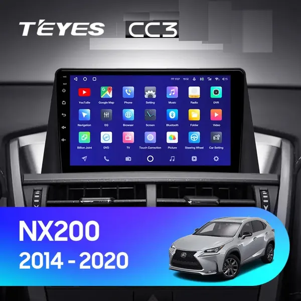 Штатна магнітола Teyes CC3 4+64 Gb Lexus NX200 Z10 NX 200 (0 Din) 2014-2020