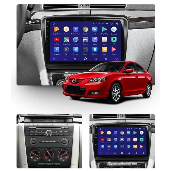 Штатна магнітола Teyes CC3 4+64 Gb Mazda 3 1 BK 2003-2009 3