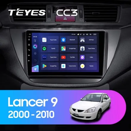 Штатна магнітола Teyes CC3 4+64 Gb Mitsubishi Lancer 9 CS 2000-2010