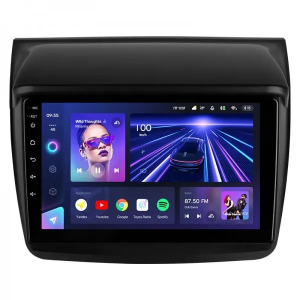 Штатна магнітола Teyes CC3 4+64 Gb Mitsubishi Pajero Sport 2 L200 Triton 2008-2016 9