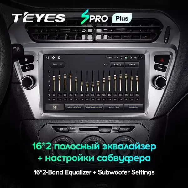 Штатна магнітола Teyes CC3 4+64 Gb Peugeot 301, Citroen C-Elysee (1 Din) 2012-2016 (4 кнопки) 2