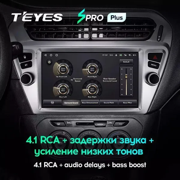Штатна магнітола Teyes CC3 4+64 Gb Peugeot 301, Citroen C-Elysee (1 Din) 2012-2016 (4 кнопки) 3