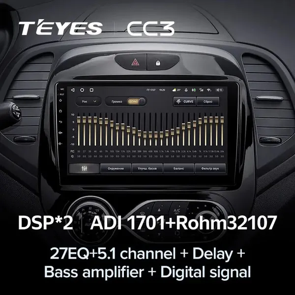Штатная магнитола Teyes CC3 4+64 Gb Renault Kaptur 2016-2019 (A) 5