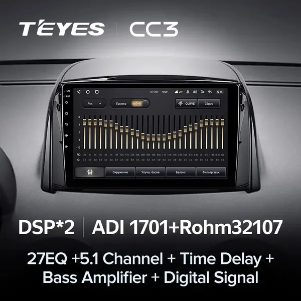 Штатна магнітола Teyes CC3 4+64 Gb Renault Koleos 2008-2016 (A) 5