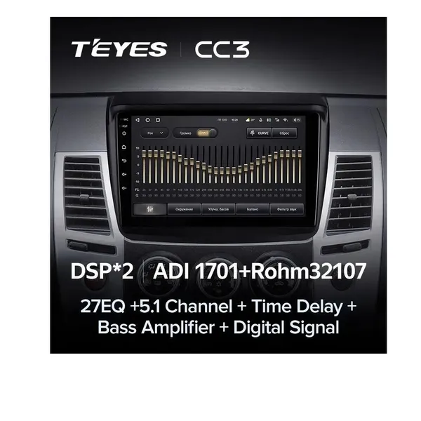 Штатная магнитола Teyes CC3 4+64 Gb Renault Logan 1 2010-2016 (CAN BUS) 4