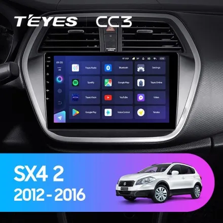 Штатна магнітола Teyes CC3 4+64 Gb Suzuki SX4 2 S-Cross 2012-2016