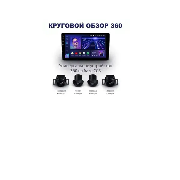 Штатна магнітола Teyes CC3 6+128 Gb 360° Mercedes-Benz Sprinter 2018-2022 10" 3