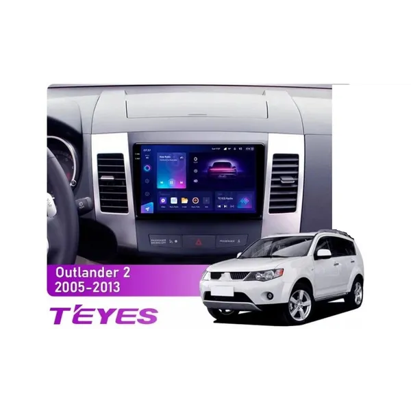 Штатная магнитола Teyes CC3 6+128 Gb 360° Mitsubishi Outlander 2 CW0W 2005-2013 / Citroen C-Crosser 1 2007-2013 / Peugeot 4007 2007-2012 (A) 9"