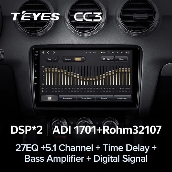 Штатная магнитола Teyes CC3 6+128 Gb Audi TT 2 2006-2014 4