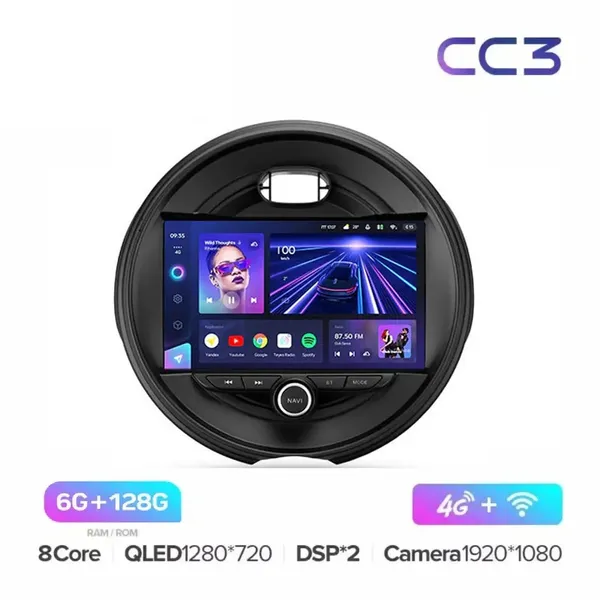 Штатная магнитола Teyes CC3 6+128 Gb BMW Mini 2014-2020 7