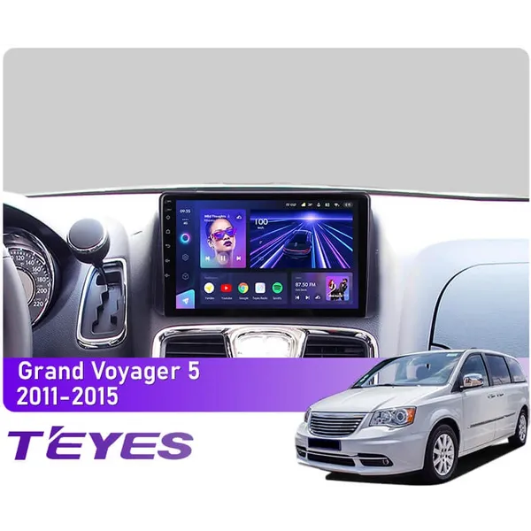 Штатна магнітола Teyes CC3 6+128 Gb Chrysler Grand Voyager 5 2011-2015