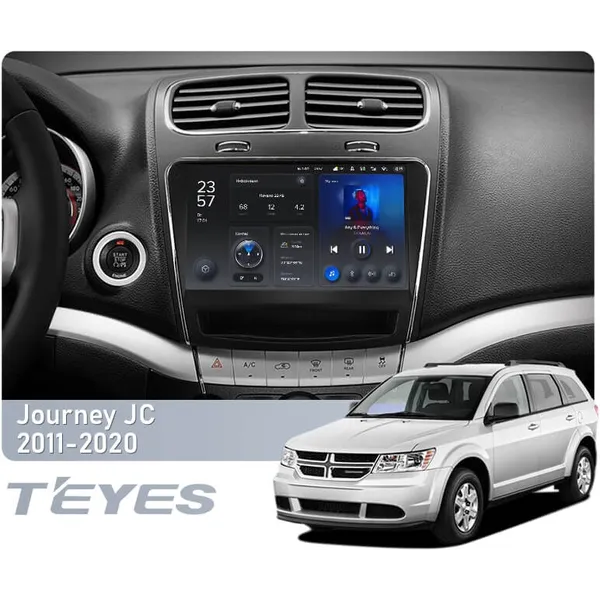Штатна магнітола Teyes CC3 6+128 Gb Dodge Journey JC 2011-2020