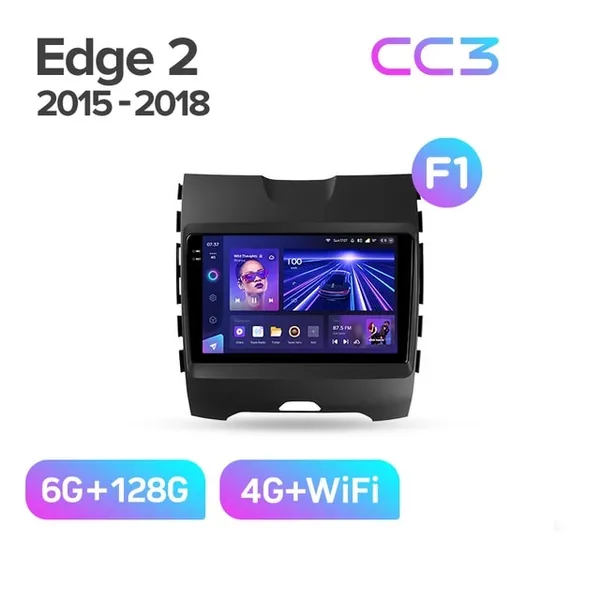 Штатная магнитола Teyes CC3 6+128 Gb Ford Edge 2 2015-2018 (F1) 2