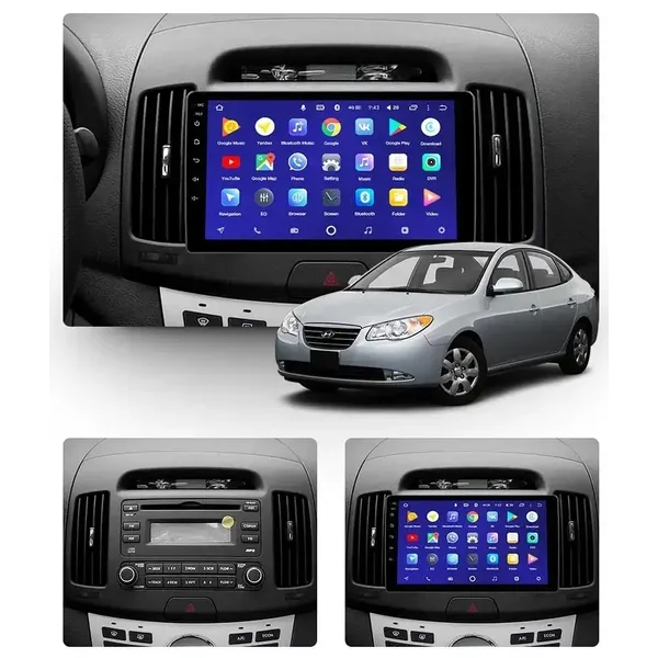 Штатная магнитола Teyes CC3 6+128 Gb Hyundai Elantra 4 HD 2006-2012 3