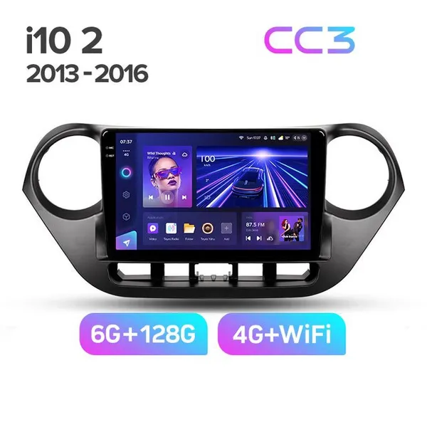 Штатная магнитола Teyes CC3 6+128 Gb Hyundai i10 2013-2016 2