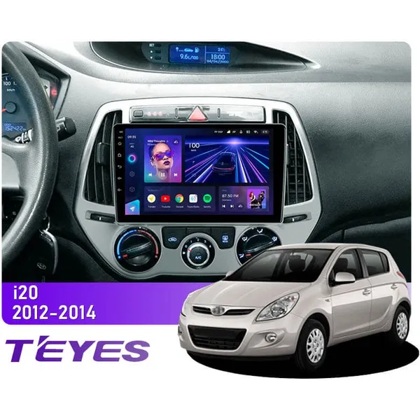 Штатная магнитола Teyes CC3 6+128 Gb Hyundai i20 2 2012-2014