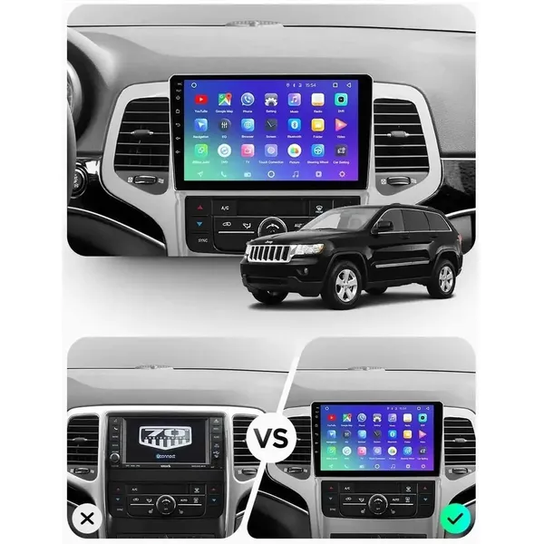 Штатна магнітола Teyes CC3 6+128 Gb Jeep Grand Cherokee WK2 2010-2013 3