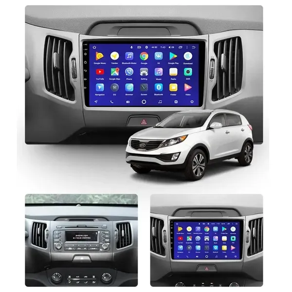 Штатная магнитола Teyes CC3 6+128 Gb Kia Sportage 3 SL 2010-2016 (C) 2