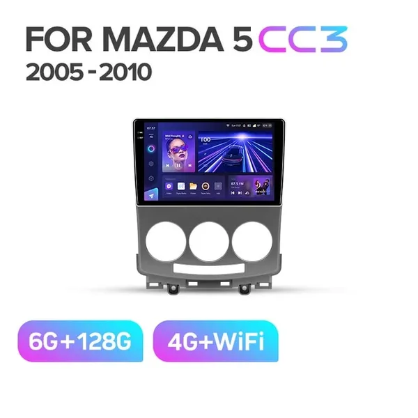Штатная магнитола Teyes CC3 6+128 Gb Mazda 5 2 CR 2005-2010 2