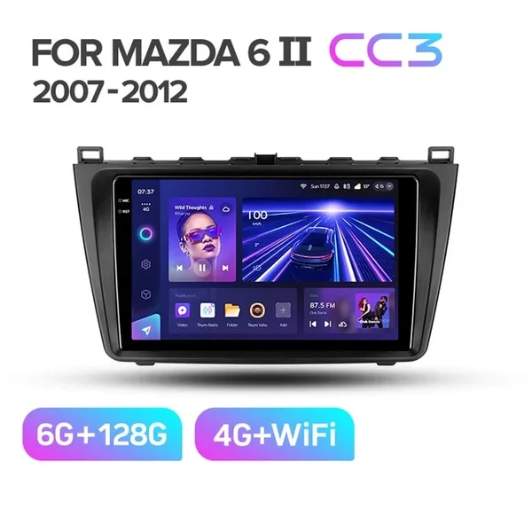 Штатная магнитола Teyes CC3 6+128 Gb Mazda 6 2 GH 2007-2012 2
