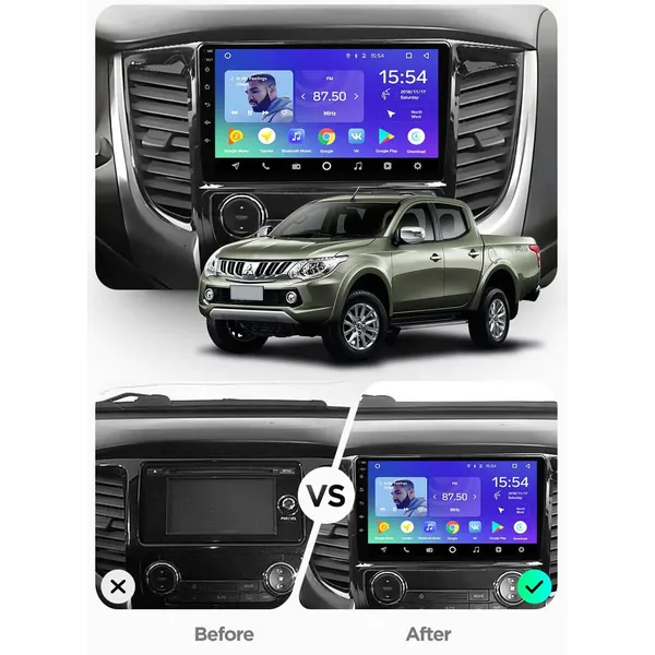 Штатна магнітола Teyes CC3 6+128 Gb Mitsubishi L200 5 2015-2019 Manual air conditioning 8