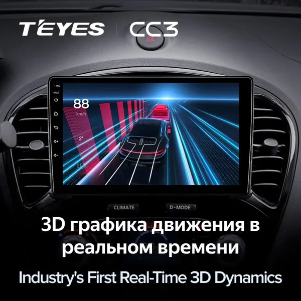 Штатная магнитола Teyes CC3 6+128 Gb Nissan Juke 2010-2020 (A) 2