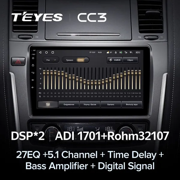 Штатная магнитола Teyes CC3 6+128 Gb Nissan Patrol Y62 2010-2020 4