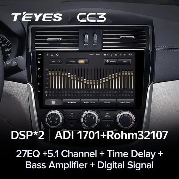 Штатна магнітола Teyes CC3 6+128 Gb Nissan Serena 2016-2019 2