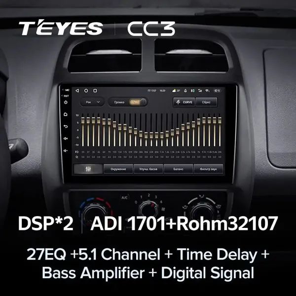 Штатная магнитола Teyes CC3 6+128 Gb Renault KWID 2015-2019 5