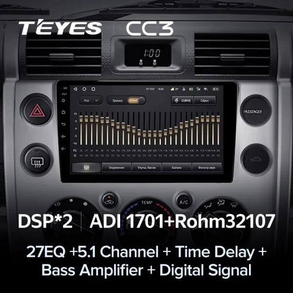 Штатна магнітола Teyes CC3 6+128 Gb Toyota FJ Cruiser J15 2006-2020 (A) 3