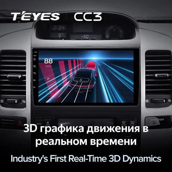 Штатна магнітола Teyes CC3 6+128 Gb Toyota Land Cruiser Prado 3 J120 2004-2009 (A) 5