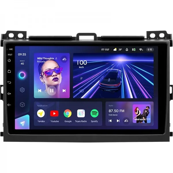 Штатна магнітола Teyes CC3 6+128 Gb Toyota Land Cruiser Prado 3 J120 2004-2009 (B) 2