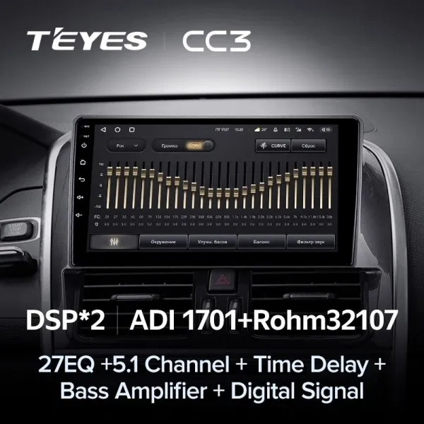 Штатная магнитола Teyes CC3 6+128 Gb Volvo XC60 2014+ 3