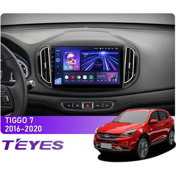 Штатная магнитола Teyes CC3L 4+32 Gb Chery Tiggo 7 1 2016-2020 (F2) 10"