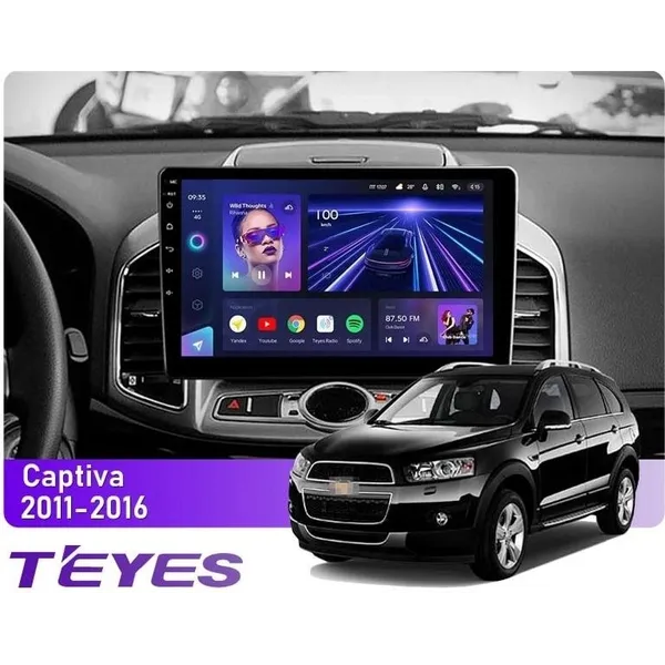 Штатна магнітола Teyes CC3L 4+32 Gb Chevrolet Captiva 1 2011-2016 10"