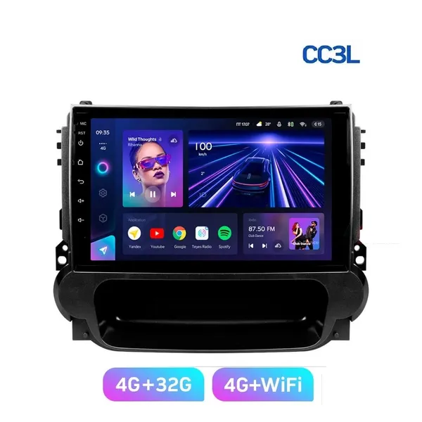 Штатная магнитола Teyes CC3L 4+32 Gb Chevrolet Malibu 8 2012-2015 9" 7