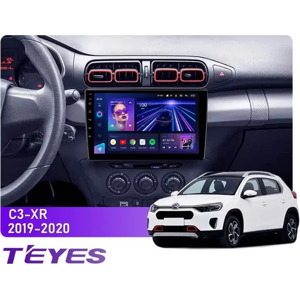 Штатная магнитола Teyes CC3L 4+32 Gb Citroen C3-XR 2019-2020 (F1) 10"