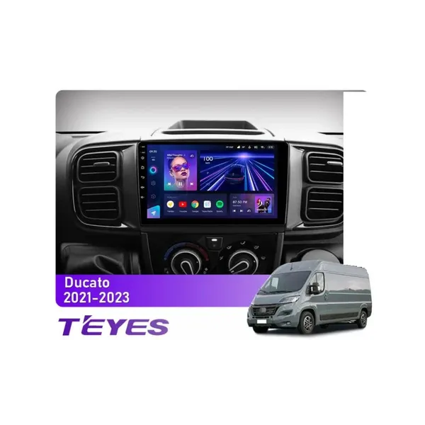 Штатна магнітола Teyes CC3L 4+32 Gb Fiat Ducato Van L3H2 2021-2023 9"
