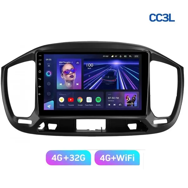 Штатная магнитола Teyes CC3L 4+32 Gb Fiat Uno 2014-2020 9" 6