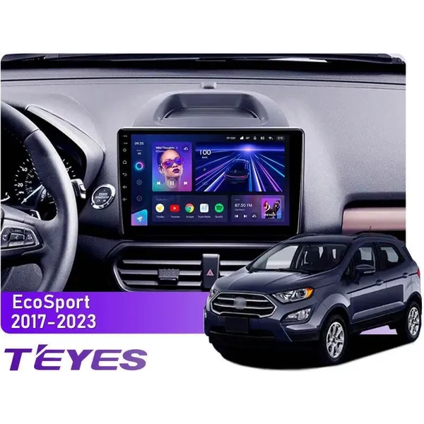 Штатна магнітола Teyes CC3L 4+32 Gb Ford EcoSport 2017-2023 10"