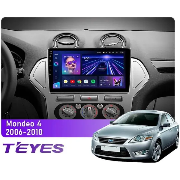 Штатна магнітола Teyes CC3L 4+32 Gb Ford Mondeo 4 2006-2010 10"